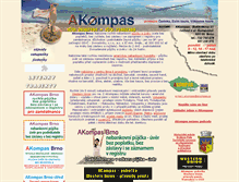 Tablet Screenshot of akompas.cz